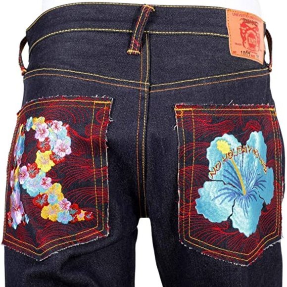 RMC Other - High Waist Wide Leg Button Fly  Embroidered  Jeans Size W30 L31 Designer…